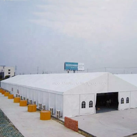 20x30m 20x35m entrepôt blanc événement tente plancher fête de mariage tente d'urgence station décorations extérieures tente pop up