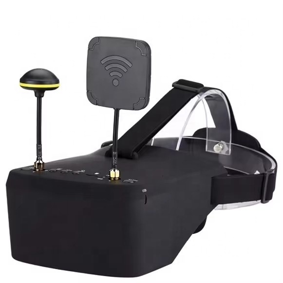 FPV Goggles 5.8G 40CH Video Receiver Headset ABS Material Private Mold for RC Drone VTX LS-800D Mini Dual Antenna