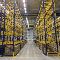 Étagère à palettes sélective en acier laminé à froid, capacité de 2000 kg par niveau, taille personnalisée, rayonnage de stockage pour entrepôt, logistique et usine