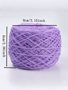 Handmade tự làm len đan móc Búp bê gấu tưởng tượng sợi rỗng pha lê lụa tinh khiết búp bê dòng đặc biệt - Product Image 3