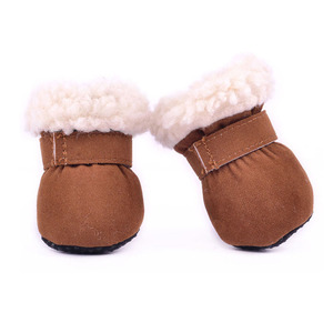 Grossista di alta qualità inverno caldo pet scarpe di cotone cane scarpe da neve anti-slip resistente all'usura scarpe per cani - Product Image 6