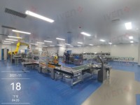 Projet clé en main de fluidation IV complète avec systèmes CVC et utilitaire pour salle blanche