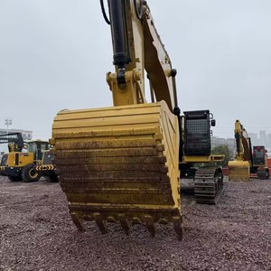 Excavatrice Caterpillar d'occasion en bon état, modèle 374, 70 tonnes, pour l'exploitation minière à grande échelle, force d'excavation de la benne de 405 kN, travaux de terrassement, 75 - Product Image 5