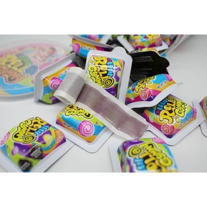 Rollo de caramelos de goma agria al por mayor, dulces masticables suaves de fruta de China, botella Halal de ácido de frutas mezclado, embalaje de sabor afrutado - Product Image 1