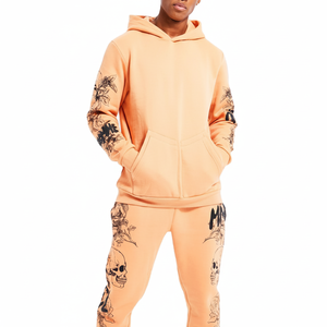 Survêtement manches longues imprimé bouffant pour hommes de haute qualité dernière mode léger confortable survêtement imprimé bouffant avec des tarifs bon marché - Product Image 1