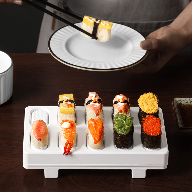 Beginner Friendly 10 Piece Plastic Sushi