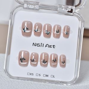 Transparente Boxed Wearable Nails für den Großhandel im Laden: Fertige Nagelspitzen und abnehmbare Nagelaufkleber - Product Image 6
