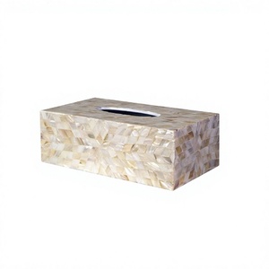Caja de pañuelos de madera con soporte para mopa para el hogar, hotel, restaurante, caja de pañuelos de mesa a precios de mayorista. - Product Image 1