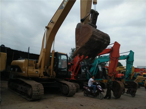 รถขุดตีนตะขาบไฮดรอลิก Caterpillar 325C มือสอง สภาพ 80% น้ำหนัก 25 ตัน อุปกรณ์ก่อสร้าง พร้อมเกียร์ ปั๊ม แบริ่ง และเครื่องยนต์ Cummins - Product Image 3