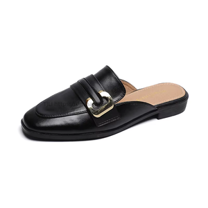In the <b>Summer</b> of , New Women's Slippers Be Worn With a <b>Flat</b> Toe <b>Cap</b> and a Pair Mules - Product Image 6
