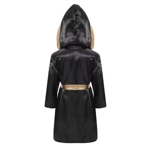 ชุดคลุมชกมวยสไตล์ล่าสุดจากผู้ผลิตปากีสถาน ผลิตจากโพลีเอสเตอร์ 100% แห้งเร็ว ผลิตด้วยเทคนิคการพิมพ์แบบซับลิเมชั่น ผลิตในปากีสถาน - Product Image 3