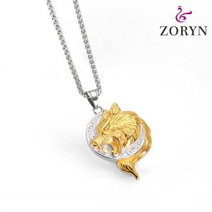 Pendentif croix en acier inoxydable avec gemme noire, nœud celtique, chevaliers templiers, bijoux religieux gothiques en acier titane pour hommes - Product Image 5