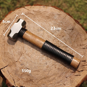 G.B. Martillo de cabeza afilada, hacha multifuncional para el hogar y exteriores, cuchillo de camping, extractor de clavos, palanca, herramienta de rescate y fuego, herramienta para madera - Product Image 1