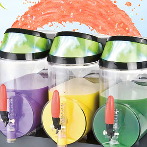 Commercial Frozen Beverage <b>Machine</b> 30L Single Double Triple Cylinder <b>Ice</b> Maker Granita Dispenser AS-Icecream140 Powerful & Quiet - Product Image 3