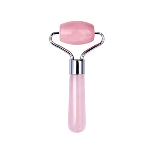 Herramienta de masaje facial de colección de SPA de piedra de cristal <span class=keywords><strong>rosa</strong></span> al por mayor Mini <span class=keywords><strong>rodillo</strong></span> de masaje de piel facial Jade de cabeza única de <span class=keywords><strong>cuarzo</strong></span> <span class=keywords><strong>rosa</strong></span> natural - Product Image 4