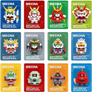 Nuevos bloques Nano caja ciega Street Kid ladrillos dibujos animados juegos de bloques de construcción Kitty Party Favor juguetes niños juguetes W2305 - Product Image 3