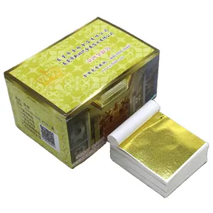 9*9cm Taiwan Gold leaf K gold foil sheets imitation golden paper for home gilding and craft furniture decoration