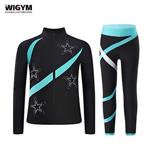 Ensembles d'uniformes de pratique d'acclamation pour filles à la mode-prix de gros de matériel de Spandex/coton avec le service de conception personnalisé gratuit - Product Image 1