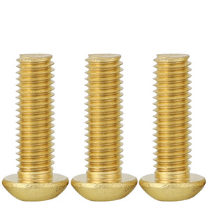 Giá thấp bán buôn M2.5 M3 M4 M5 M6 Chicago <span class=keywords><strong>Brass</strong></span> Hex ổ cắm nút đầu vít - Product Image 2
