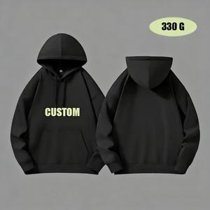 Sudadera con Capucha Unisex de Alta Calidad y Peso Pesado para Hombre, Muestra Gratuita, Impresión y Bordado Personalizados, Sudadera con Capucha Extra Grande - Product Image 3