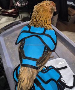 Custom Hen Saddle Vest Jacket Chicken Saddle with Larger Wing Cover Adjustable Chicken <b>Feather</b> Protector for Medium Large Hens - Product Image 4