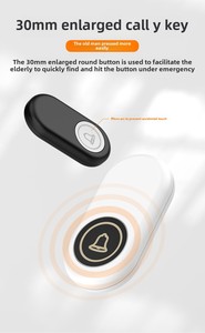 Hiện Đại Thông Minh Chuông Cửa Không Dây Cho Người Cao Tuổi Dài Phạm Vi Có Thể Sạc Lại Không Thấm Nước Khối Lượng Cao Nút Kỹ Thuật Số Cho Nhà Bệnh Viện - Product Image 4