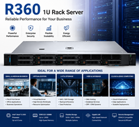 Serveur en rack 1U R360, processeur Intel Xeon, DDR5, serveur d'entreprise pour la virtualisation et l'informatique en cloud