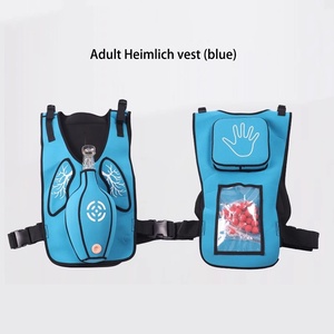 Gilet de sauvetage portable rouge pour la formation en Heimlich et la réanimation en cas d'étouffement, dispositif d'entraînement pour adultes en cas d'infarctus et de RCP, pour la pratique et l'enseignement en situation d'urgence - Product Image 5