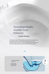 Cao cấp Nhà vệ sinh thông minh với chỗ ngồi nóng lên, tự động tuôn ra, không áp lực nước-khách sạn & hộ gia đình gốm commode - Product Image 5