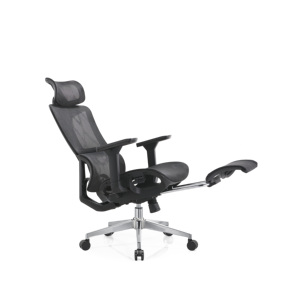 Chaise de bureau ergonomique pour le personnel et chaise de direction inclinable en cuir PU, chaise de bureau ergonomique pour le responsable de bureau - Product Image 3