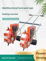 Semoir à double rangée à poussée manuelle pour maïs, soja, riz, blé, semoir automatique multifonctionnel avec 1 an de garantie de Chine