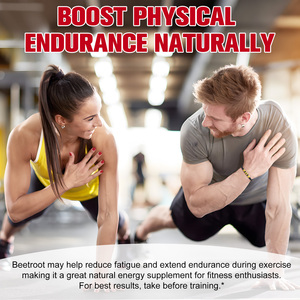 SOLOTREE Bio-Pflanzenextrakt Rote-Bete-Kapseln Nahrungsergänzungsmittel OEM Private Label 1300mg Rote-Bete-Pulver-Kapseln - Product Image 4