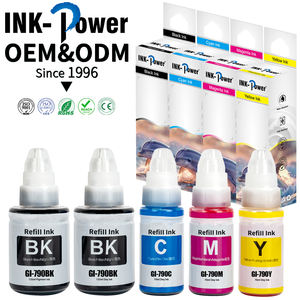 หมึก-พาวเวอร์ GI790 GI 790 GI-790เข้ากันได้น้ำขวดสีเติมหมึก Tinta สำหรับเครื่องพิมพ์ <span class=keywords><strong>Canon</strong></span> PIXMA <span class=keywords><strong>G1010</strong></span> G3010 G2010 - Product Image 1