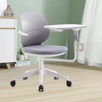 Chaise de bureau ergonomique contemporaine à domicile confortable chaise d'ordinateur à dossier haut support lombaire chaise de bureau pivotante table en PP