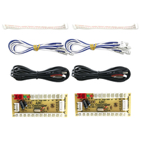 Papan Encoder USB Zero Delay DIY untuk Arcade Chip, Panel Kontrol PC ke Joystick untuk Tombol Tekan 2pin MAME