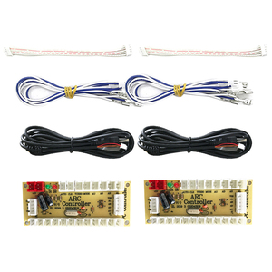 Tự làm chip Arcade không chậm trễ <span class=keywords><strong>USB</strong></span> Encoder Board PC để phím điều khiển Bảng điều khiển cho MAME 2pin Push nút - Product Image 2