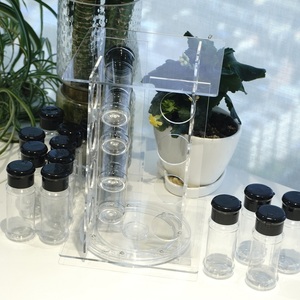 Wholesale Multifunction 360 Rotating Lucite Seasoning Holder 16 Holes Transparent Acrylic Spice <b>Shelf</b> <b>for</b> <b>Kitchen</b> - Product Image 3