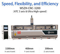 Centro de Mecanizado CNC WEIKE con Cambio Automático de Herramientas de 3200 mm, Maquinaria para Fabricación de Perfiles de Aluminio