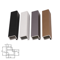 OEM ODM Profilé en aluminium T3-T8 mince cadre coin joint armoires de cuisine profilé en aluminium extrudé