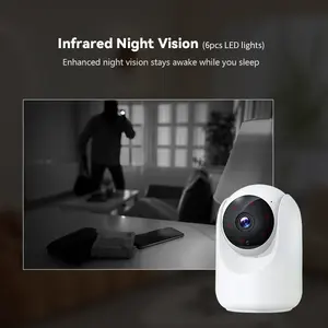 LDA 涂鸦智能 WiFi 迷你摄像头 室内无线 2MP/4MP 摄像头 - Product Image 6