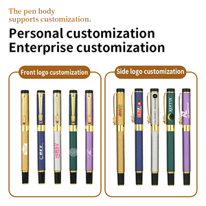 Stylos Cadeaux en Gros Personnalisables avec Logo – Stylos <span class=keywords><strong>Plume</strong></span> de Luxe et Stylos Roller Métalliques Brillants Dragon – Coffret Cadeau - Product Image 2
