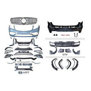 GLS63 AMG look bodykit pare-chocs avant arrière avec embouts passage de roue de calandre pour <span class=keywords><strong>Mercedes</strong></span> Benz <span class=keywords><strong>GLS</strong></span> CLASS X166 2016 2017 <span class=keywords><strong>2018</strong></span> 2019 - Product Image 6
