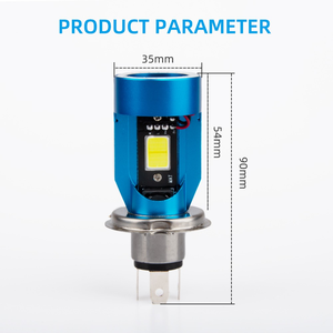 Đèn <span class=keywords><strong>Led</strong></span> Với Mắt Góc Đầy Màu Sắc H4 Ba20d Hi Lo Beam Moto Đèn Pha <span class=keywords><strong>LED</strong></span> Trong Hệ Thống Chiếu Sáng Xe Máy - Product Image 2