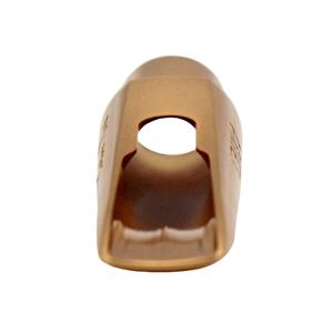 Embouchure de saxophone <span class=keywords><strong>alto</strong></span> en métal plaqué or satiné Eastern Music, embouchure de saxophone <span class=keywords><strong>jazz</strong></span> à chambre profonde avec ligature et étui zippé - Product Image 5