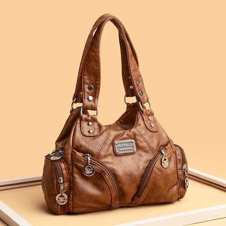 WESTAL Women PU Leather Shoulder Tote Bags Top Handle Handbag Satchel Shoulder Bag Large Purse and Handbags Luxury Women Handbag