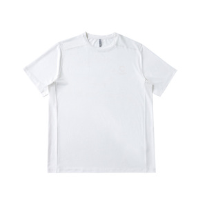 เสื้อยืดกีฬาน้ำหนักเบา ระบายอากาศได้ดี สีพื้นเรียบง่าย แขนสั้น สำหรับการฝึกซ้อมกลางแจ้ง ฤดูใบไม้ผลิ/ฤดูร้อน ปี 2026 - Product Image 2
