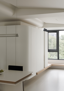 ตู้เสื้อผ้าสีขาวแบบวอล์กอินแบบกำหนดเองทันสมัยตู้เก็บของในห้องนอนทำจากไม้หรูหรามีการออกแบบให้ประหยัดพื้นที่ - Product Image 6