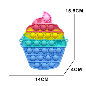 Monedero Infantil de Silicona con Diseño de Helado, Creativo, Impermeable, Portátil, para Niños y Niñas, Regalo - Product Image 4