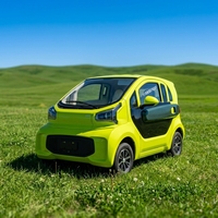 Véhicule électrique quatre-roues à énergie nouvelle, 60 km/h, entièrement fermé, 1500 W, voiture électrique à basse vitesse, vente chaude
