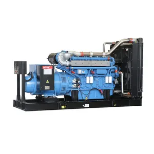 Motor diésel de gran tamaño, generador silencioso de 900kw, 1125kva, motor de 10KVA 198, trifásico, color rojo, gran oferta